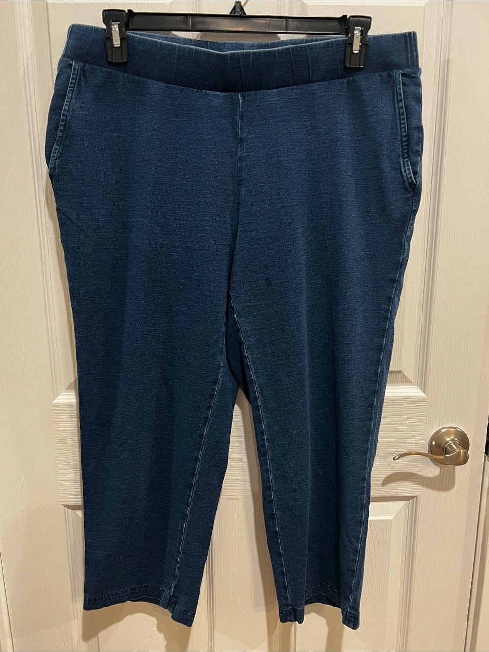 J. Jill Denium Cropped Pull-On Jeans
